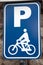 Blue Parking Sign