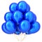 Blue party balloons happy birthday carnival decoration cyan