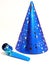 Blue Party Hat and Noisemaker