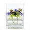 Blue passion flowers in vase