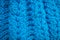 Blue pattern knitting wool