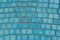 Blue paving tile for background or texture