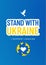 Blue Peace for Ukraine Poster