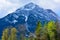 Blue peak of the Alps