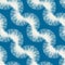 Blue pen ink crosshatch seamless pattern design