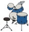 Blue percussion