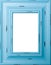 Blue picture frame