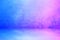 Blue Pink Empty background wall room studio for backdrop ,A Lot of Space for Text Composition art image, website, magazine or