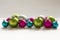 Blue pink green silver Christmas Bulbs Christmas decoration