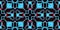 Blue Pink Seamless Techno Lines Pattern.