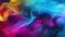 Blue pink yellow colorful abstract background. luxury colored smoke, acrylic paint underwater explosion, cosmic swirling