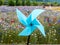 Blue Pinwheel