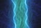 Blue plasma, abstract electrical background