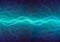 Blue plasma, abstract power and electrical background