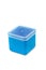 Blue plastic box