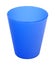 Blue plastic cup