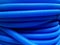 Blue plastic insulated tubes for electric wires  for sale