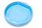 Blue plastic plate