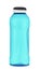 Blue plastic sport water bottle