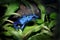 Blue poison dart frog