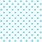 Blue polka dots seamless pattern on white background. Retro circles geometric dashed lines.