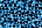 Blue poly abstract
