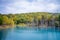 Blue pond in Hokkaido