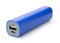 Blue portable power bank