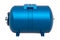 Blue Pressure Tank Vessel Expansion for Domestic Waterworks Pump,  Membrane Drinking Water, 3D rendering