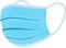 Blue protective surgical Face mask