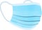 Blue protective surgical Face mask