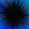 Blue psychedelic abstract starburst background - vector explosive graphic