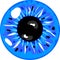 Blue pupil