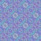 Blue Purple american native Maya Aztec Inca pattern. Stonework mosaic seamless texture