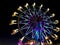 Blue and Purple Ferris Wheel of California State Fair