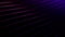 Blue purple glowing neon light moving on sharp lines abstract tech futuristic motion on dark black background. 4K 3D rendering.