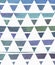 Blue and purple illustration, cool and branding freehand texture based on watercolor gradient stripes in classic equilateral