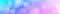Blue and purple panoramic bokeh lights abstract background.