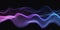 Blue and Purple Wavy Particle Surface Background