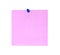 A blue push pin with blank pink notepaper. Pink sheet for your message or adding more text. Memo note with push pin