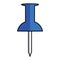 Blue pushpin icon