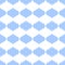Blue quatrefoil lattice pattern.