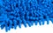 Blue quick change dust mop head close up