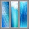 Blue rain banners Abstract water background design