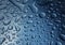 Blue raindrop background