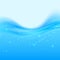 Blue realistic water smooth shining background