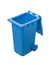 Blue Recycling Bin