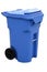 Blue recycling container