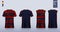 Blue Red thunder pattern T-shirt sport, Soccer jersey, football kit, basketball uniform, tank top, racing shirt, running singlet