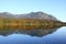 Blue reflecting lake